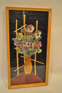 16,7 cm x 31,3 cm / OBRAZ - KOMPOZYCJA KWIATOWA