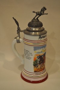 27,6 cm / LIMITOWANY KUFEL CERAMICZNY "PRZEŚWITKA"