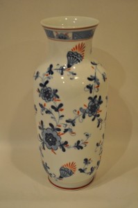 21,8 cm / GDR (NRD) - WAZON CERAMICZNY / MALATURA KOBALTOWA