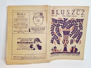 (1928) NR 3 - SPOŁECZNO LITERACKI ILUSTROWANY TYGODNIK KOBIECY "BLUSZCZ" 