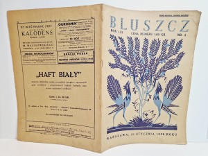 (1928) NR 4 - SPOŁECZNO LITERACKI ILUSTROWANY TYGODNIK KOBIECY "BLUSZCZ" 