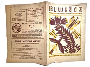 (1928) NR 8 - SPOŁECZNO LITERACKI ILUSTROWANY TYGODNIK KOBIECY "BLUSZCZ" 