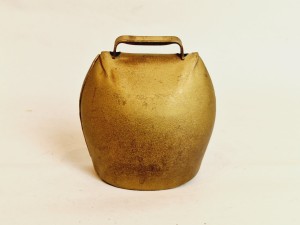 (l. 70 / 80-te XX w) 7,5 cm / 108 g - STARY KOLEKCJONERSKI DZWONEK PASTERSKI