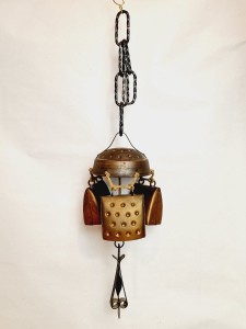 (poł. XX w) METALOPLASTYKA (274 g) - STARY ŻELAZNY DZWONEK WIETRZNY