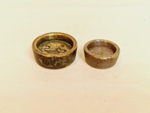 (XIX / XX w) ROSJA / 12, 24 З - (2 szt.) ZOŁOTNIKI - ODWAŻNIK KUBEŁKOWE