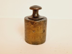 (XIX / XX w) HOLANDIA / "500 GRAMMES" - ZABYTKOWY ODWAŻNIK HANDLOWY Z BRĄZU