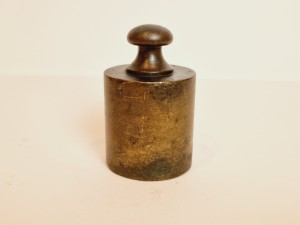 (XIX / XX w) HOLANDIA / "500 GRAMMES" - ZABYTKOWY ODWAŻNIK HANDLOWY Z BRĄZU