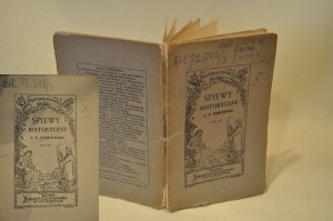 (1868) PARYŻ / ŚPIEWY HISTORYCZNE - J. U. NIEMCEWICZ (t. III) 