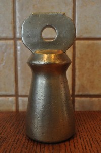 (XIX w) UNIKAT KOLEKCJONERSKI ANGIELSKI IMPERIALNY FUNT HANDLOWY - ODWAŻNIK 4 lb