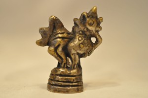 (XVIII / XIX w) AZJA - BIRMA LAOS KAMBODŻA / "TOE" (73,1 g) ODWAŻNIK OPIUMOWY