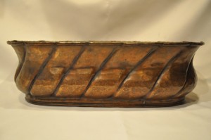(XIX / XX w) 41,3 cm x 21,0 cm (1,77 kg) - RYNIENKA KWIETNIK DONICA