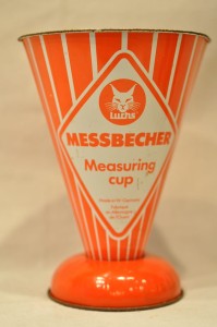 (l. 50 / 60-te XX w) STARA MIARKA LUCHS MESSBECHER