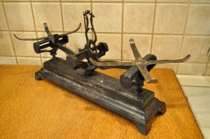 (XIX / XX w) FORCE 5 KILOG - ZABYTKOWA ANGIELSKA (metryczna) WAGA SZALKOWA