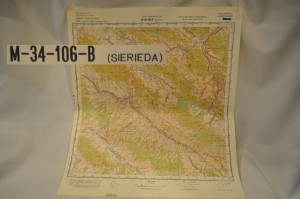 (1984) MAPA 1:50 000 SIERIEDA GOŁOWIECKOJE JASIENICA PRISLIP SZUMIACZ...