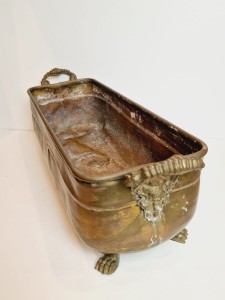 (XIX / XX w) 51,0 cm (1,42 kg) - DUŻA RYNIENKA KWIETNIK DONICA