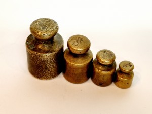 (l. 20 / 40-te XX w) 2dkg - 20dkg / POLSKIE METRYCZNE ODWAŻNIKI HANDLOWE