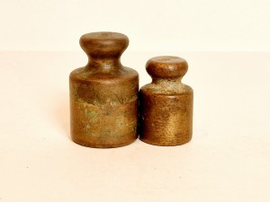 (l. 40-te XX w) 10 dkg, 20 dkg - POLSKIE METRYCZNE ODWAŻNIKI HANDLOWE