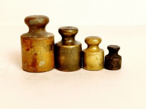 (l. 20 / 40-te XX w) 2 dkg - 20 dkg - POLSKIE METRYCZNE ODWAŻNIKI HANDLOWE