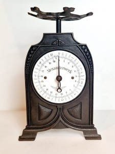 (XIX / XX w) ALEXANDERWERK "10 KILO / 20 lb" - ZABYTKOWA WAGA KUCHENNA
