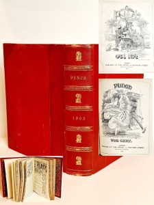 (1903) VOL CXXIV / CXXV - "PUNCH" CZASOPISMO SATYRYCZNE - HUMOR KARYKATURY