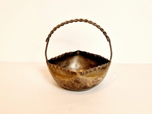 (XIX / XX w) POLSKA WARSZAWA / KUMMER - ZABYTKOWA POSREBRZANA CUKIERNICA