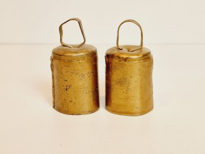 (poł. XX w) DZWONEK 2 szt. - ZELAZNE DZWONKI PASTERSKIE BEZ SERC