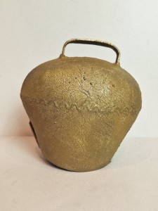 STARY MASYWNY (16,5 cm / 855 g) ALPEJSKI "BAWARSKI" DZWONEK PASTERSKI