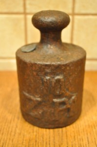 (XIX / XX w) 10 ZPf / NIEMIECKI ODWAŻNIK - FUNT CELNY