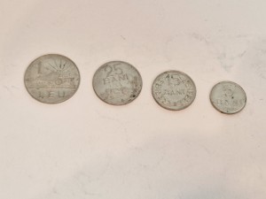 (1966) RUMUNIA / MONETY (4 szt.) - 1 LEU, 5, 15, 25 BANI