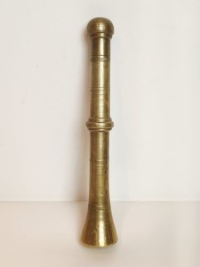 MASYWNA (21,0 cm / 631 g) PAŁKA - MOSIĘŻNY TŁUCZEK DO MOŹDZIERZA