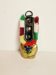 (l. 70 / 80-te XX w) MAŁY (3,8 cm / 26 g) OZDOBNY DZWONEK PASTERSKI