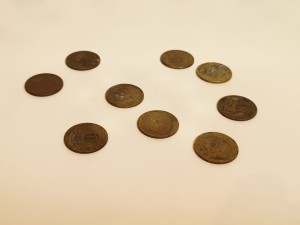 (1975 - 1987) 9 szt. - POLSKIE MONETY "5 ZŁ"