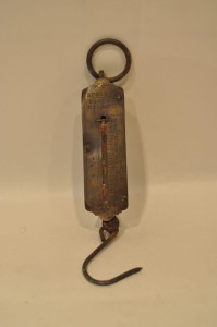 (XIX / XX w) ANGLIA / 25 lb (ROSJA) - POCKET BALANCE  - ANGIELSKA WAGA SPRĘŻYNOWA