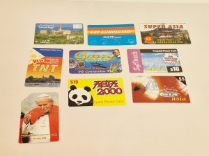 POLSKA EUROPA AZJA / 9 szt. - KOLEKCJONERSKIE KARTY TELEFONICZNE