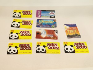 AZJA / ZESTAW 10 szt. - KOLEKCJONERSKIE KARTY TELEFONICZNE