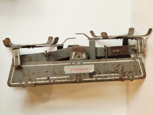 (1987) "GWARANCJA" OLSZTYN - DUŻA (20 kg) WAGA SZALKOWA - KWIETNIK