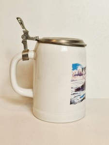 (l. 90-te XX w) NIEMCY / STARY MASYWNY KOLEKCJONERSKI KUFEL KAMIONKOWY