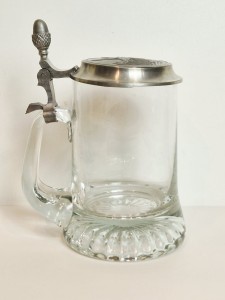 (l. 70 / 80-te XX w) "KACZKI" - STARY KOLEKCJONERSKI KUFEL SZKLANY