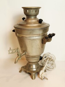 (1980) ZSRR (CCCP) / MOSIĘŻNY PODGRZEWACZ - STARY RADZIECKI SAMOWAR