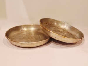 (l. 60-te XX w) KPL 2 szt. / 22,7 cm - ALUMINIOWE SZALKI DO WAGI "10kg"