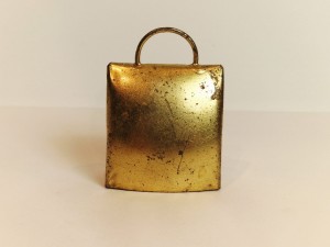 (l. 50 / 60-te XX w) 7.9 cm / 61 g - STARY KOLEKCJONERSKI DZWONEK PASTERSKI