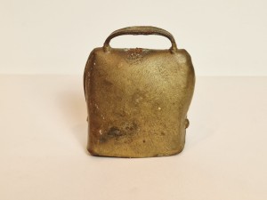 (I poł. XX w) NIEMCY TYROL / MASYWNY (8,7 cm / 183 g) DZWONEK PASTERSKI