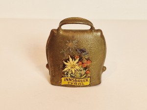 (I poł. XX w) NIEMCY TYROL / MASYWNY (6.9 cm / 110 g) DZWONEK PASTERSKI