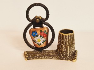 (l. 90-te XX w) PAMIĄTKA ALPEJSKA - WAZONIK / MAŁY DZWONEK PASTERSKI