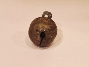 (XIX / XX w) 4,2 cm / 48 g - "S.PLP. 3" - ZABYTKOWY JANCZAR - DZWONEK JANCZARSKI