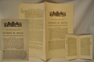 (1811) LONDYN / GEORGII III. REGIS - DEKRET KRÓLA JERZEGO TRZECIEGO