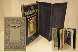 (1917) "DIE BLAUEN BUCHERN" / VOM DEUTSCHEN HERZEN - WERKE NEUERER MALER 