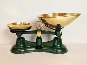 (l. 70 / 80-te XX w) "SALTER 2 KG" - STARA ANGIELSKA WAGA SZALKOWA - KWIETNIK