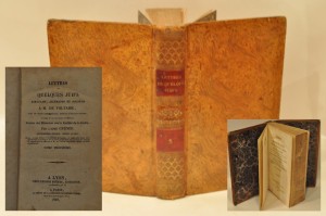 (1828) VOLTAIRE / LETTRES DE QUELQUES JUIFS (t. 3) LISTY ŻYDÓW DO WOLTERA 
