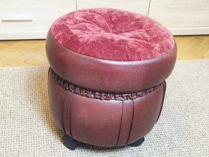 (l. 80 / 90-te XX w) STARA MASYWNA (5,57 kg) STYLIZOWANA PUFA